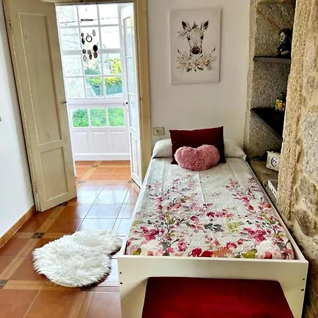 Apartamento Holibai, Mina Xoia, Con Historia Y Jardin Exquisito En Galicia Baiona